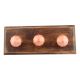 Old Pink Glass Top Wooden Hooks Online